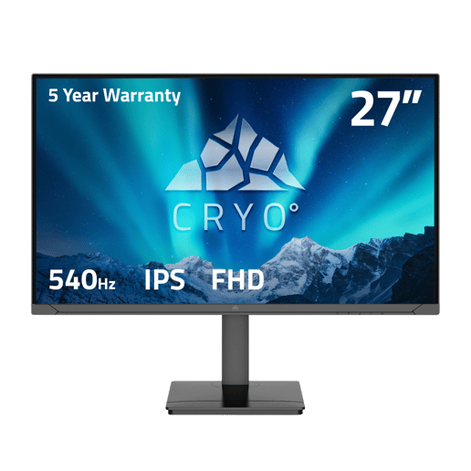 Cryo Vision 27 inch FHD 540hz Gaming Monitor